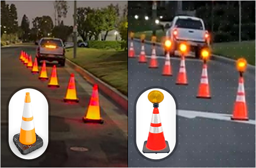 Metrolight Smart Cone GPS Located